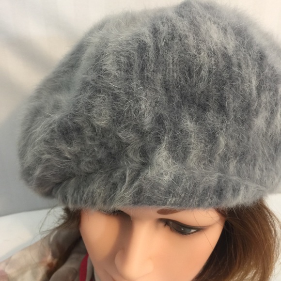 Vintage Kangol Fluffy Angora Hat Made in England - Picture 4 of 10
